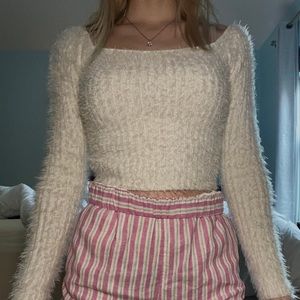 White Women's Windsor Sweater